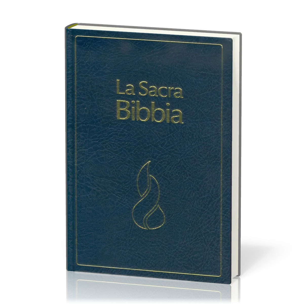 Italienisch, Bibel Nuova Riveduta, Parallelstellen, Gebunden, Blau