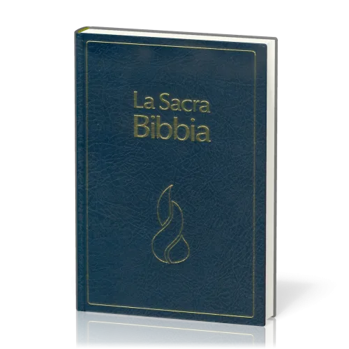 Italienisch, Bibel Nuova Riveduta, Parallelstellen, Gebunden, Blau