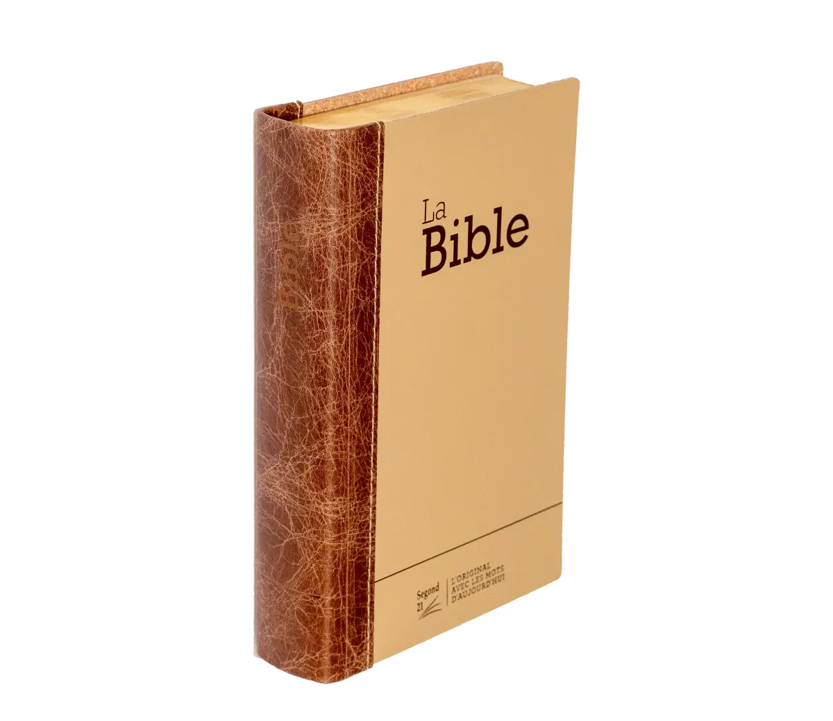 Bibel Segond 21, französisch, (Premium Style) - halbsteifer Einband aus Duoleder in...