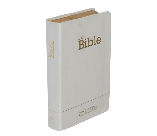 Bible Segond 21 compacte (Premium Style) - couverture souple toile blanche, avec tranches dorées...
