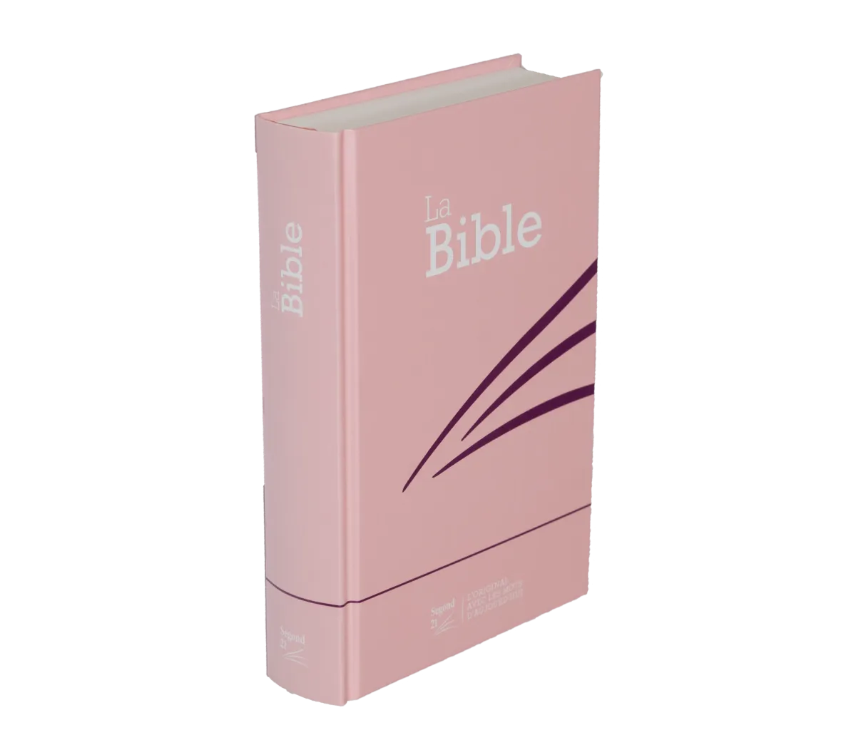 Segond 21 Bibel französisch kompakt - Hardcover rosa Marshmallow