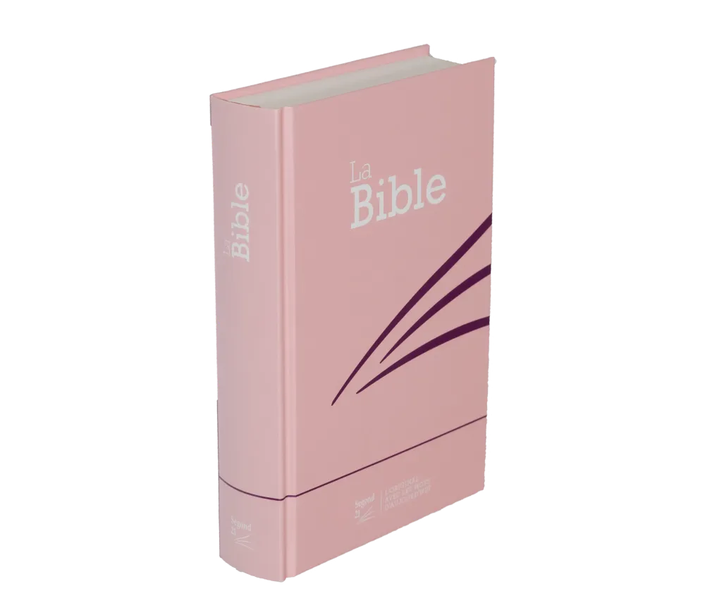 Segond 21 Bibel französisch kompakt - Hardcover Skivertex rosa Marshmallow