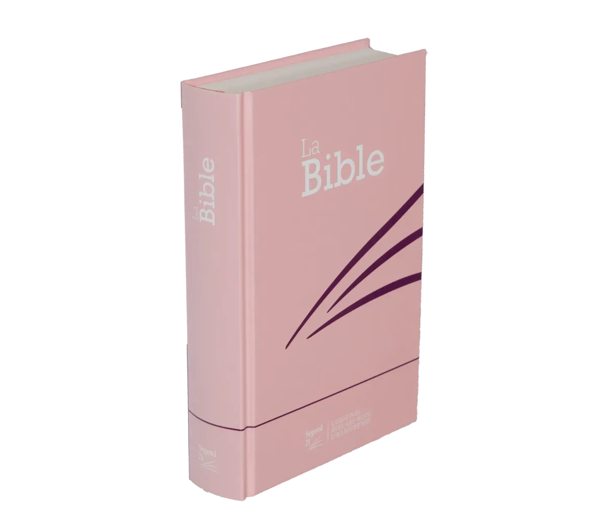 Segond 21 Bibel französisch kompakt - Hardcover Skivertex rosa Marshmallow