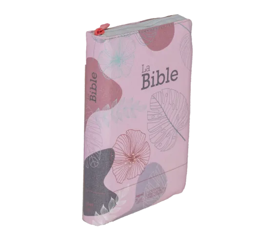 Bibel Segond 21 französisch (premium style) - Softcover aus Leinen mit Blättermuster, mit...