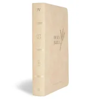 Anglais, Bible KJV, Reference, couverture toilée crème - KJV Giant Print Reference Bible, Cream...