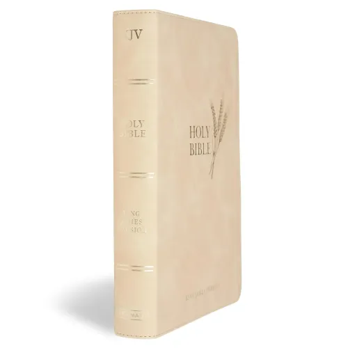 Anglais, Bible KJV, Reference, couverture toilée crème - KJV Giant Print Reference Bible, Cream...