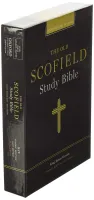 Anglais, Bible détude Scofield KJV, noire, reliée cuir luxe, édition classique - KJV Old Scofield...