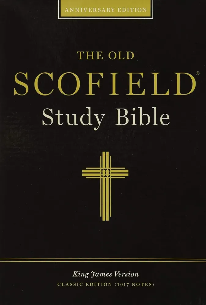 Anglais, Bible détude Scofield KJV, noire, reliée cuir luxe, édition classique - KJV Old Scofield...