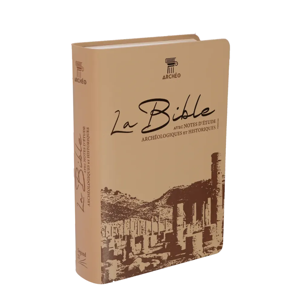 Bible Segond 21 «archéo», avec notes d'étude archéologiques et historiques - modèle souple, toile...