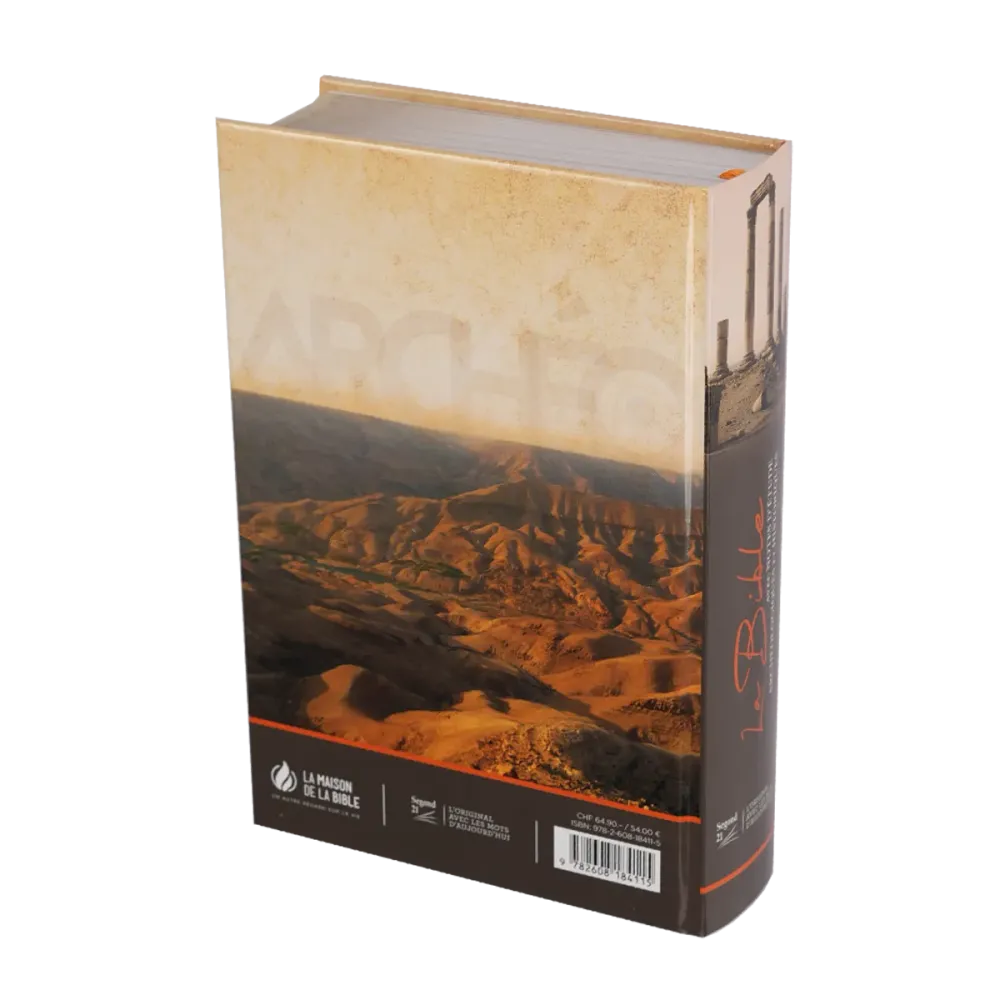 Bible Segond 21 «archéo», illustrée - couverture rigide, avec notes d'étude archéologiques et...