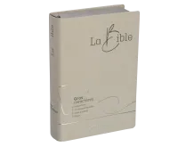 Bible Segond 21, gros caractères - couverture souple en toile blanche, tranche argentée