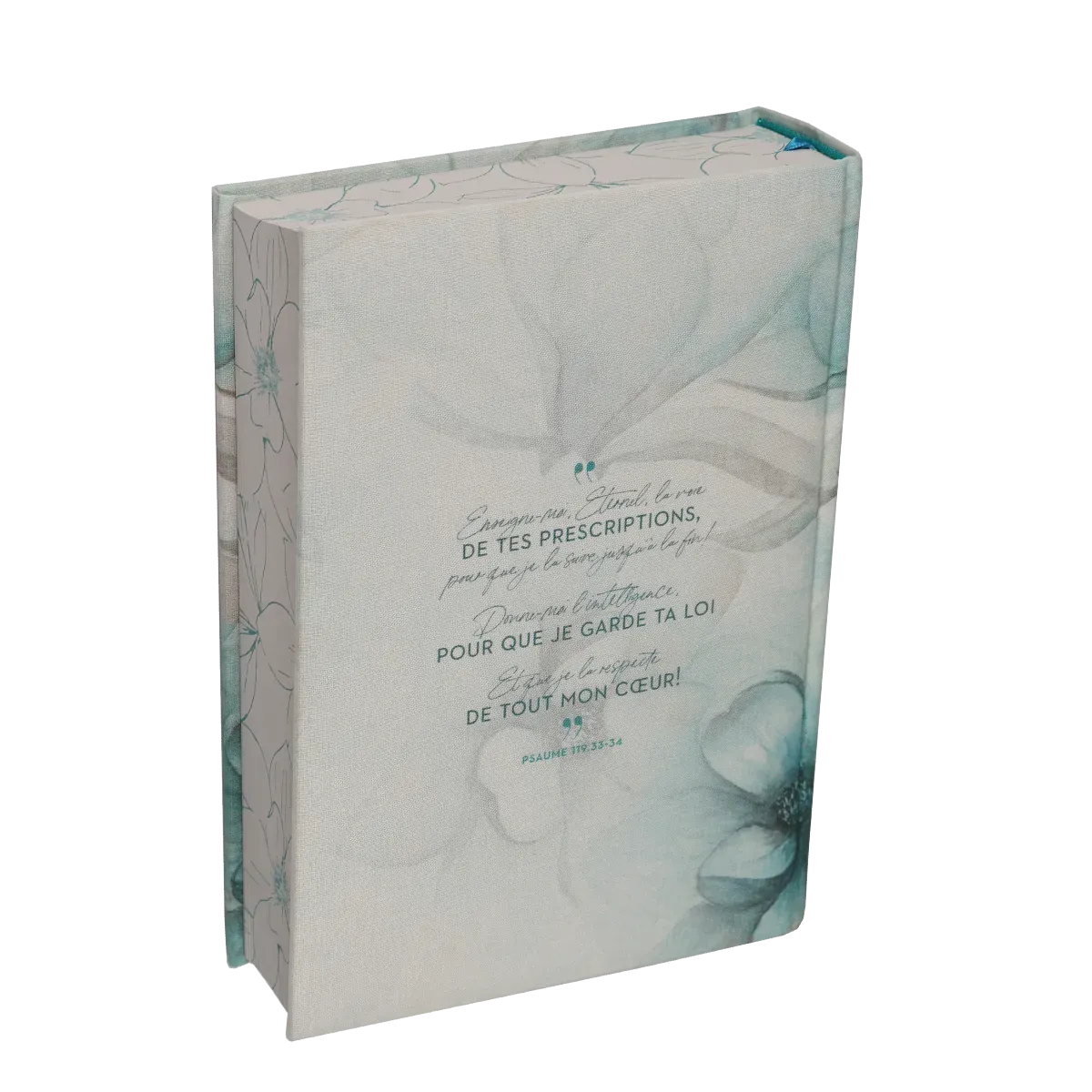 Bible Segond 21 Journal de bord - couverture rigide, toile imprimée motifs, jaspage