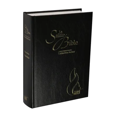 Bible d'étude Segond NEG MacArthur - Couverture rigide, Skyvertex noir