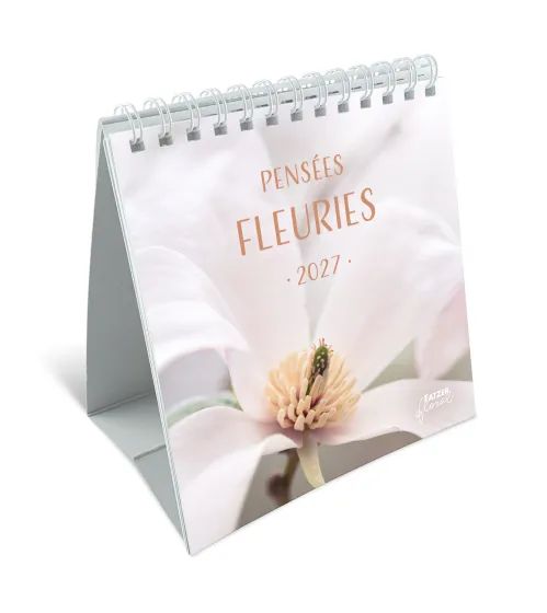 Pensées fleuries - calendrier de table
