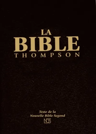 BIBEL NBS THOMPSON, GEBUNDEN, BLINDSCHNITT, GRIFFREGISTER, SCHWARZ