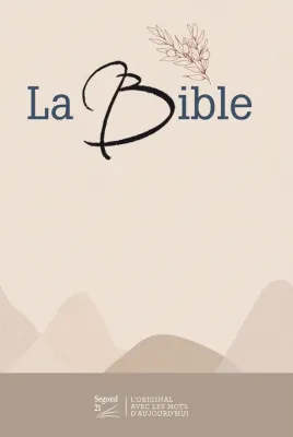 Bible Segond 21, gros caractères, - modèle rigide toilé matelassé - La Maison de la Bible x Sœur_co
