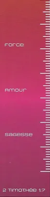 Signet Force Amour Sagesse - 2 Timothée 1.7