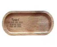 Holztablett - Tagesziel:  Beginne mit Jesus