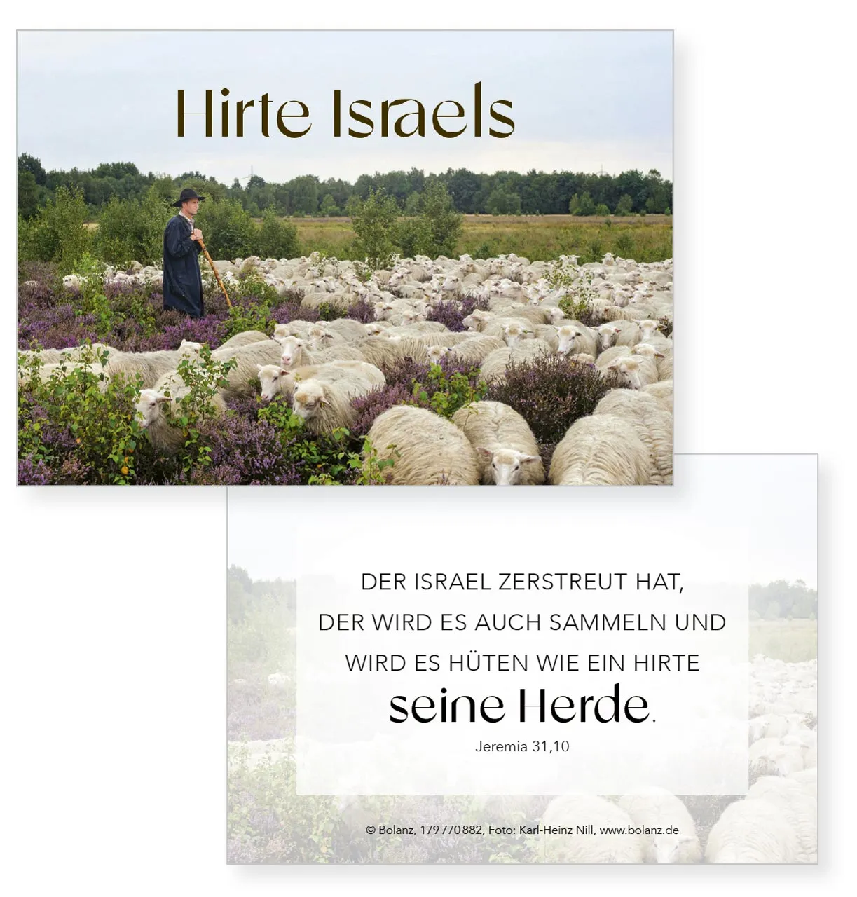 Neujahrslose 100 Stück Der Herr ist mein Hirte