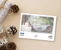 Postkarte Gesegnete Weihnachten - Lukas 2, 10.11
