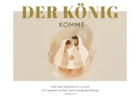 Postkarte Der König kommt - Sacharja 9,9