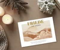 Postkarte Friede auf Erden - in Johannes 14,27