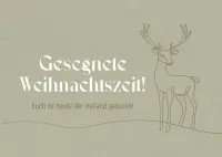 Postkarte Gesegnete Weihnachtszeit! - Lukas 2, 10-11