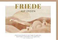 Faltkarte Friede auf Erden - in Johannes 14,27