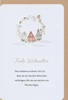 Faltkarte Frohe Weihnachten - Lukas 2,13.14