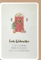 Faltkarte Frohe Weihnachten Gemeinsame Momente - nach Sacharja 9,9