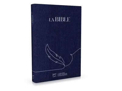 Bible S21 Confort, Souple en toile, bleu