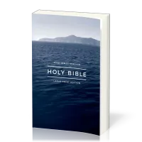 Anglais, Bible KJV, Outreach, Large Print