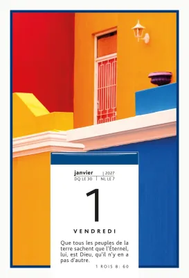 Calendrier Parole pour aujourd'hui, mural - Éphéméride, à effeuiller