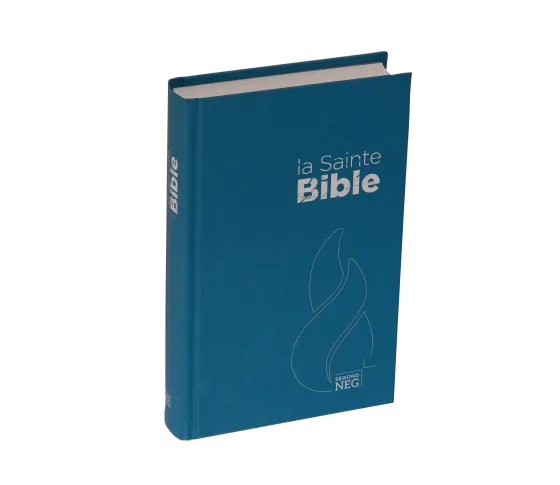 Segond NEG Bibel kompakt, französisch - bedrucktes Hardcover in Pazifikblau