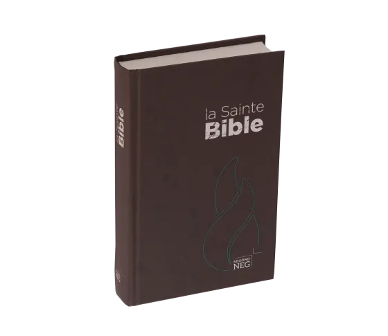 Segond NEG-Bibel, kompakt. Französisch - Hartcover Braun-Schokolade