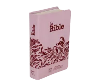 Bible Segond 21 compacte (Premium Style) - couverture souple, toile rose avec paillettes et onglets