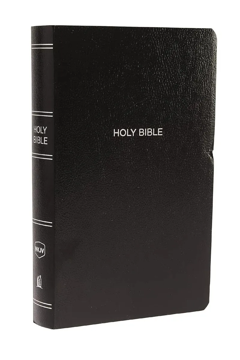 Anglais, Bible, NKJV, Gift & Award - similicuir, noire