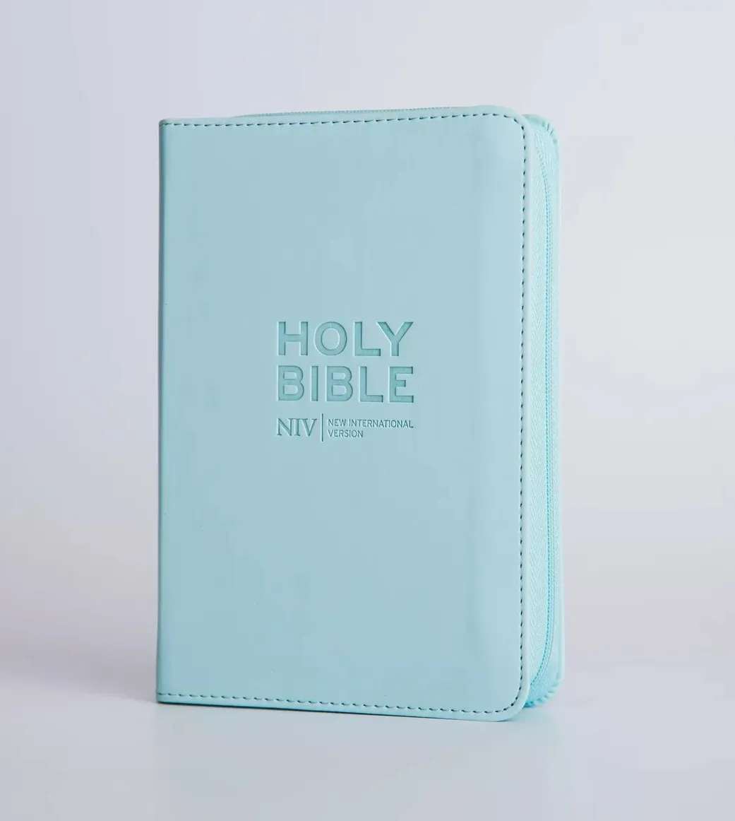 Englisch, Bibel New International Version, Pocket minze, Reissverschluss