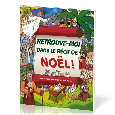 Retrouve-moi dans le récit de Noël - Aide le berger à retrouver son petit agneau