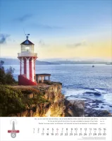 Leuchttürme, Phares, Lighthouses Dreisprachig Deutsch, Französisch, Englisch - Super-Wandkalender