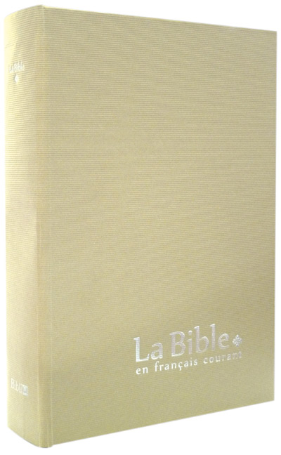 BIBLE FR. COURANT GROS CARACTÈRES RIGIDE BEIGE - MIT APOCRYPHIA