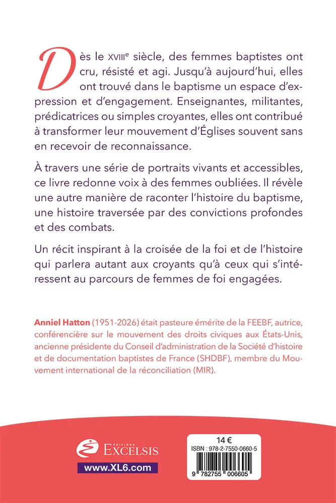 Portraits de femmes engagées dans l’histoire baptiste - Du XVIIIe siècle à nos jours