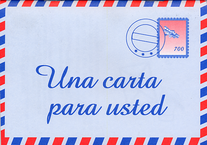 Spanisch, Ein Brief für dich - UNA CARTA PARA USTED / una carta para ti