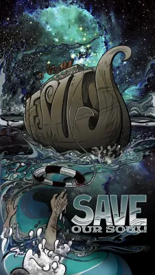 Jésus save our soul - Poster 