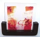 PLAQUE CRYSTAL IXOYE, ICHTHUS - 10711