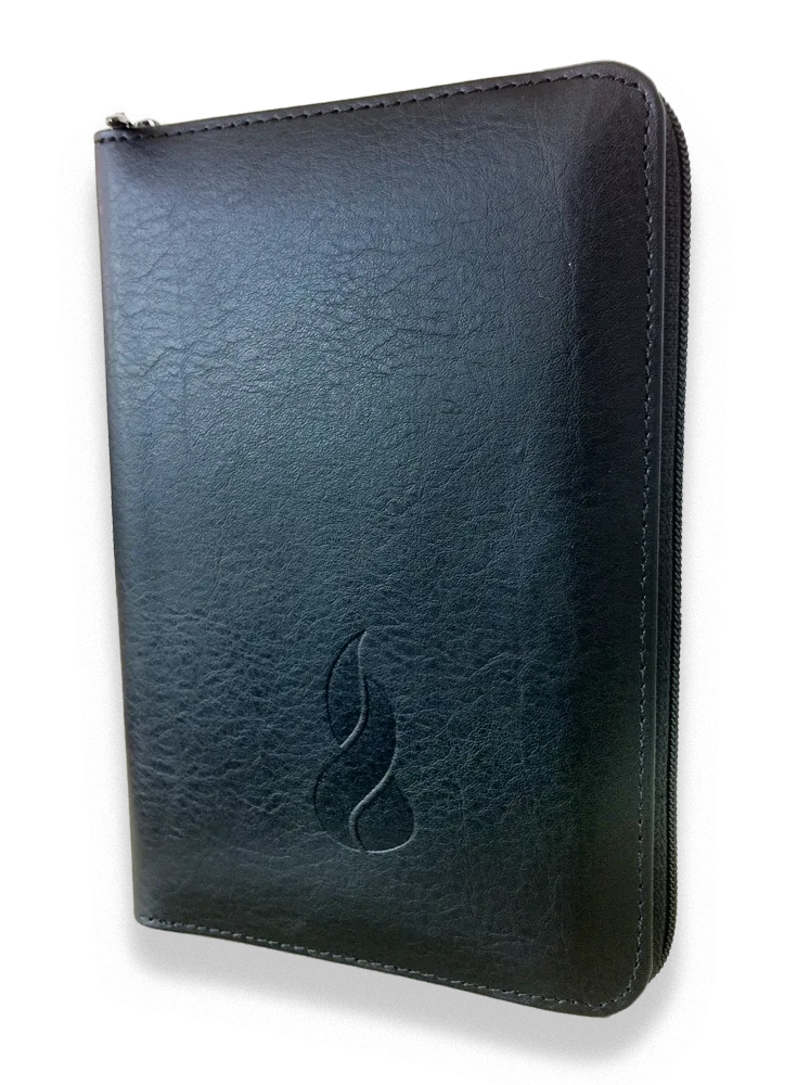 BIBEL NEG, MINIATUR, FIBROLEDER, REISSVERSCHL., GOLDSCHNITT, SCHWARZ