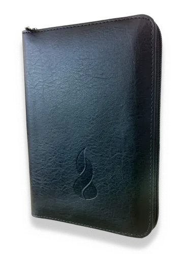 BIBEL NEG, MINIATUR, FIBROLEDER, REISSVERSCHL., GOLDSCHNITT, SCHWARZ