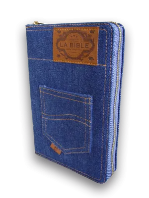 Bible Segond 21 compacte, jeans - couverture souple, avec zipper