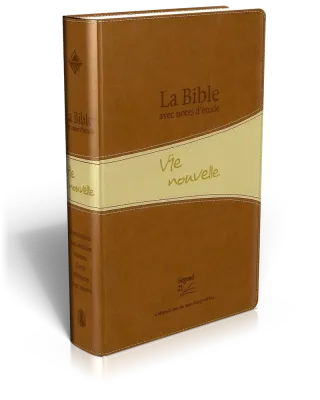 Bible d'étude Vie nouvelle, Segond 21, duo brun - couverture souple, avec boîtier