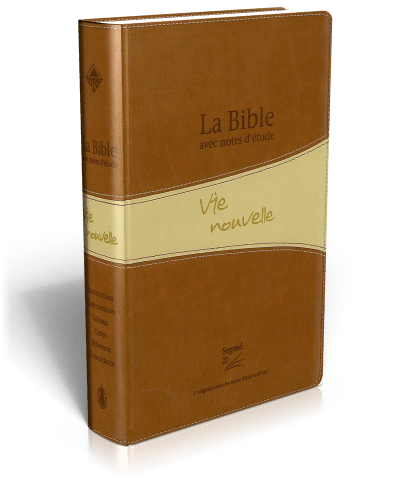 Bible d'étude Vie nouvelle, Segond 21, duo brun - couverture souple, avec boîtier